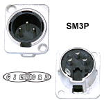 GILBORD SM3P XLR αρσενική υποδοχή σασί